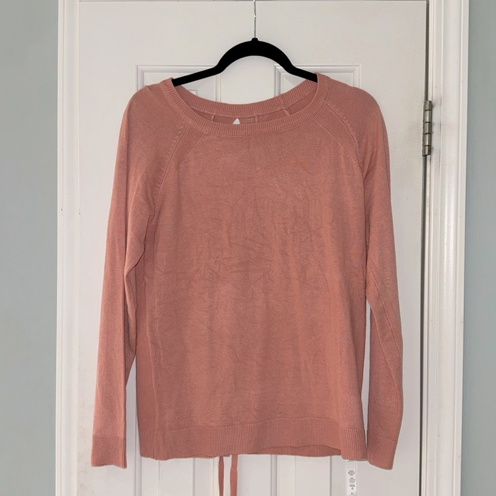 Lululemon tie back sweater . Size 12 NWT - Never Worn